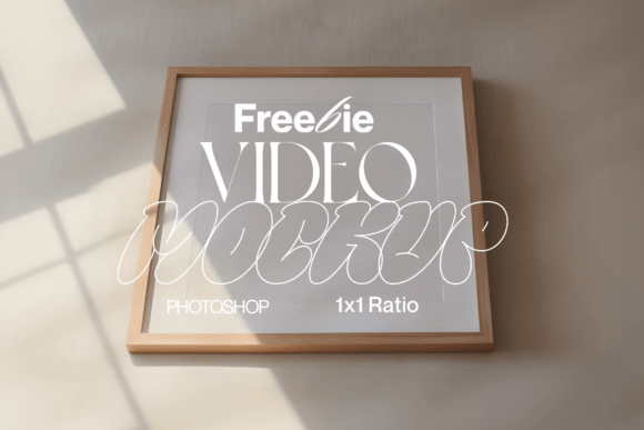 1x1 Wood Frame Video Mockup Freebie PSD: A Practical Tool for Visual Storytelling