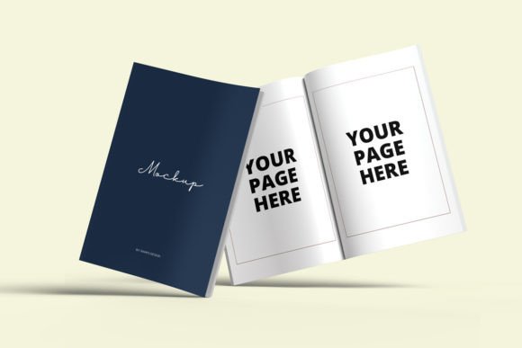 6 X 9 Book Standing on Edge Mockup: A Versatile Tool for Creative Professionals
