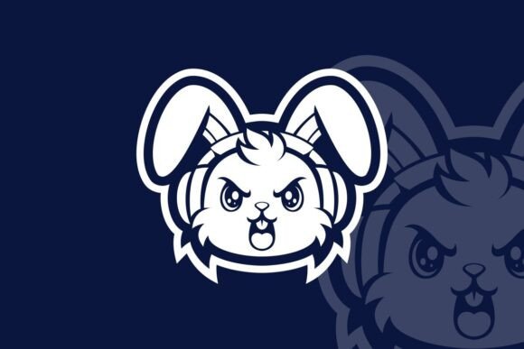 Angry Bunny Mascot Esport Logo Character: A Versatile and Expressive Design Asset