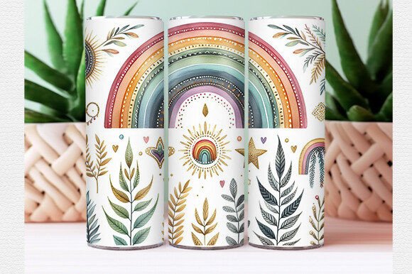 Boho Rainbow Tumbler Wrap: A Practical Evaluation for Custom Tumblers