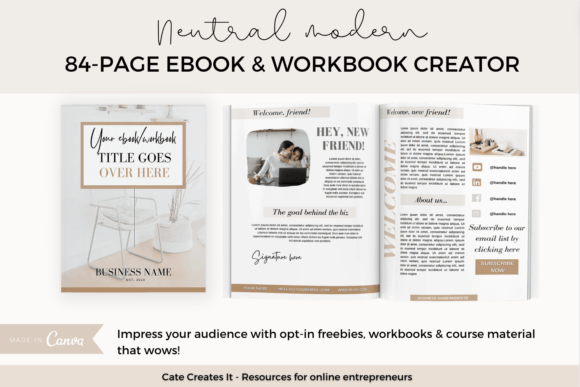 Canva Ebook and Workbook Template Coach