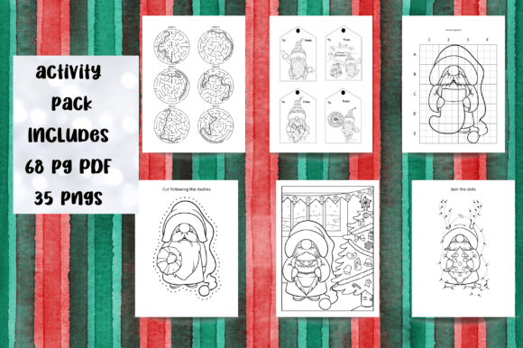 Christmas Gnomes Activity Pack: A Creative Resource for Educators and Hobbyists