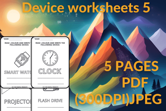Device Worksheets 5 and Coloring Worksheets: A Strategic Tool for Early Learning and Cognitive Development