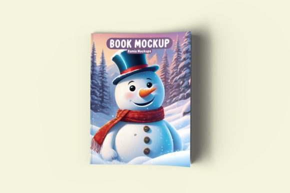 Editable Closed Book Cover Mockup for Professional Presentations