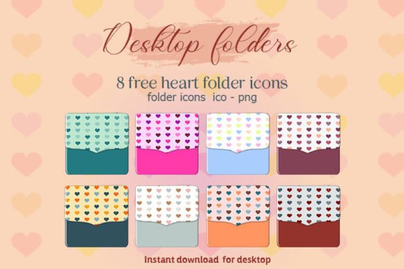 Free Heart Folder Icons: Design & Desktop Guide