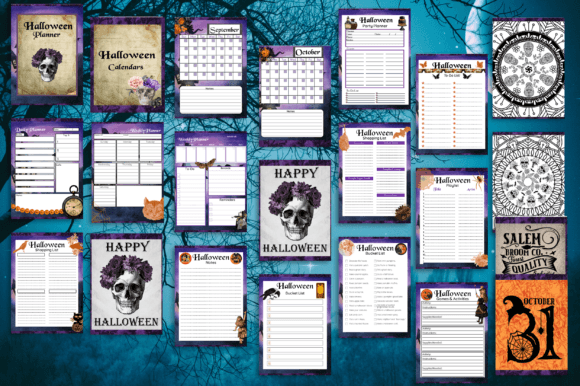 Happy Halloween Party Planner Whimsigoth