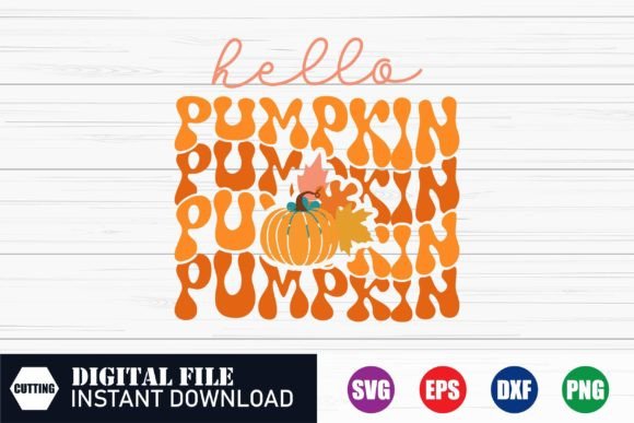 Hello Pumpkin Vector Design: A Versatile Creative Asset