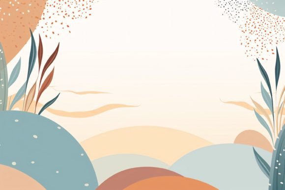How to Use an Abstract Boho Frame Background in Your Creative Projects