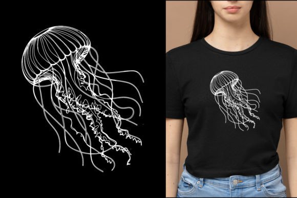 Jellyfish Women T-Shirt Design: Ocean Shirt D.2 Guide