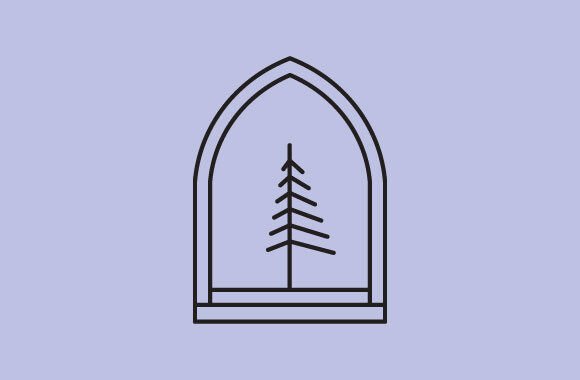 Line Art Tree with Emblem Line: The Visual Language of Minimalist Symbolism