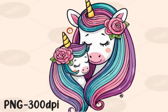 Mom Baby Unicorn Mother’s Day PNG: A Magical Way to Celebrate Mom