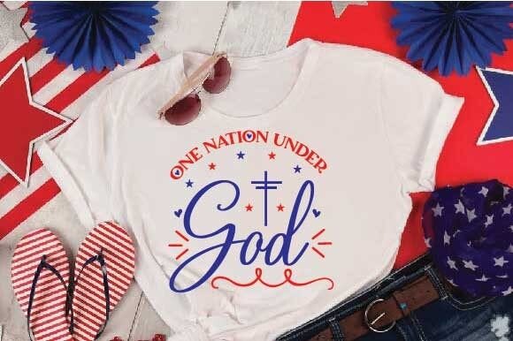 One Nation Under God SVG: A Versatile Cutting File for Creators and Small Businesses