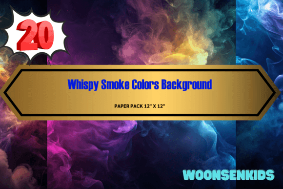 Popular Whispy Smoke Colors Background Watercolor Png Kdp Digital Paper