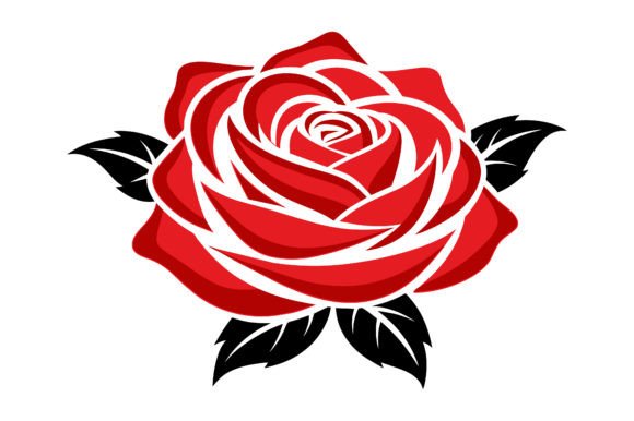 Rose Flower Line Art Drawing Vector: A Versatile Design Resource for Creators and Entrepreneurs