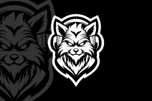 Wolf Mascot Esport Logo Design